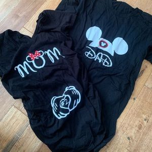 Mom and Dad Disney shirts